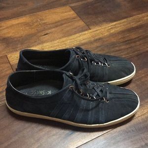 Billy Reid blue suede Kswiss sneaks